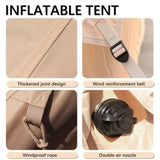 Inflatable Tent With Pump,Glamping Tents For 4-6 Person, Easy Setup 4 Season Waterproof Outdoor 66179239