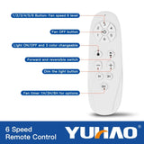 72'' Indoor Smart Black Ceiling Fan with LED light and App Remote Control W1367P197402