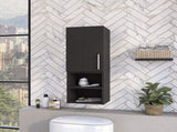 Black Wengue 2-Shelf Medicine Cabinet B06280750