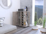 Tennessee Bar Cart, One Cabinet With Division, Six Cubbies For Liquor, Two Shelves B128P176146