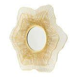 D27x2.4" Metal Mirror, Wall Mounted Mirror Home Decor for Bathroom Living Room W2078P296029