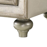 Lucienne Beige Velvet Nightstand B2726P294448
