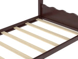 Twin House Floor Bed with Support Slats, Solid Wood House Bed Frame for Kids, No Box Spring Needed W1580P387837