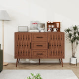 ZUN 2 door 3 drawer cabinet, Accent Storage Cabinet, Suitable for Living Room, Bedroom, Dining Room, W688P181191