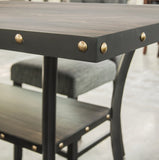 Dining Room Furniture Natural Wooden Rectangular Dining Table 1pc Counter Height Dining Table Only B011P160054