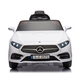 ZUN 12V Kids Ride On Car w/ Parents Remote Control,Licensed Mercedes-Benz CLS 350 for Kids,Four Wheel W1396P143144