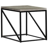 Sonoma Grey Square End Table B062P145637
