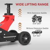 1.5 Ton Big Wheel Hydraulic Car Jack for Trucks, SUVs, ATVs, Red 38152003