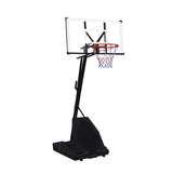 Portable & Adjustable Basketball Hoop 6ft-10ft Height Range, 43" Shatterproof Backboard - Perfect T3772P351793