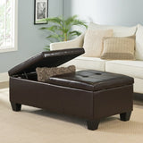 ALFRED Storage Ottoman - DBL TOP N757P254559B