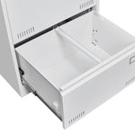 ZUN Filing Cabinet Lateral File Cabinet 3 Drawer, White Filing with Lock, Locking Metal File W1247118745