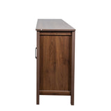 Cabinet with 4 Doors and 4 open shelgves,Freestanding Sideboard Storage Entryway Floor W331P266133