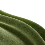 360 Degree Square Swivel Accent Sofa Chair,Fluffy Fabric Lounge Wide Upholstered Reading Chair with W2012P319075