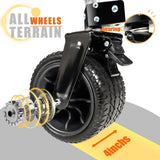 Foldable Garden Cart with Heavy-Duty Wheels & 480lbs Load Capacity, Portable Utility Wagon for W2932P289396