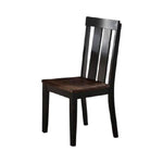 ZUN Natural Solid wood Dark Brown hues Set of 2 Chairs Dining Room Seatings Chair HSESF00F1571