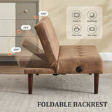 Foldable Fashion Sofa Bed Tech Cloth Back Adjustable Sofa Chaise longue Futon, Modern Fashion Sofa W395P278688