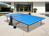 Offical Size Outdoor Table Tennis Table Foldable & Portable Ping Pong Table Set for Indoor Games W1408P436372