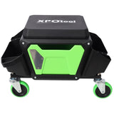 Heavy Duty Mechanic Stool 330lbs Load Capability, Garage Stool Wheels, Rolling Creeper W465P225020