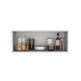 Wally 30" Wide x 12"H Open Wall Cabinet, Wall Shelf, Storage Cabinet, Cube Shelf Bedroom, Office, B070P238865