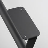 Stainless Steel Black Shower Sliding Bar 31.5 Inches for Bathroom Drilling-free 60047819