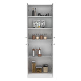 ZUN Lynch Kitchen Pantry Storage Cabinet 71" Height, With 4 Doors, 5 Adjustable Shelves, Freestanding B200P188842