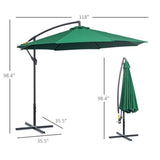 ZUN Outdoor beach umbrella/Sun Umbrella （Prohibited by WalMart） 78936876