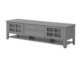 TV Stand for TVs up to 60'', Entertainment Center Multifunctional Storage Space, TV Cabinet WF309280AAK