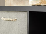 2 Cube Storage Organizer, Solid Black 48981801