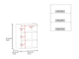 Wall Cabinet 36" H, 3 shelves, White B097P250921