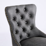 A&A Furniture,Aged and Retro PU Swivel Barstools Adjusatble Seat Height from 26-33 Inch, Modern Bar W1143P195203
