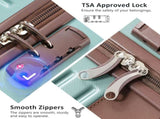 Hardshell Luggage Set with TSA Lock, 360&deg Spinner Wheels, Lightweight Durable Travel Suitcases N730P261826C