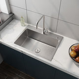 24in Stainless Steel Washing Sink w/ Faucet Hoses and Drain Head Only D16389171