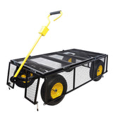 BIG Wagon Cart Garden cart trucks make it easier to transport firewood YellowBlack Maximum static W227106089