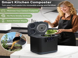 4 L Electric Composter with Lid and LED Display for Kitchen - 2 Activated Carbon Filters 35496181