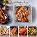 ZUN Outdoor BBQ Grill Beige 04276993