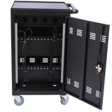 ZUN Mobile Charging Cart and Cabinet for Tablets Laptops 32-Device 82583113