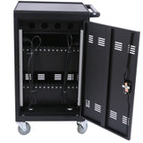 Mobile Charging Cart and Cabinet for Tablets Laptops 35-Device W110241878
