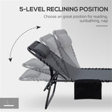 ZUN Folding Lounge Chairs / beach chair （Prohibited by WalMart） 35652287