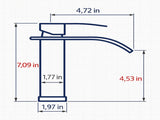 Single Handle Bathroom Faucet Lavatory Faucet Stainless Steel Single Hole-TP, Brushed GoldUnable 96452827