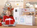 Kids Pretend Play Kitchen Set Certified Realistic Sound with Storage & Accessories 99592607