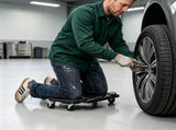 Black Rolling Knee Creeper with EVA Foam Cushioned Pads, 300 LBS Capacity Garage Knee Dolly with 23924635