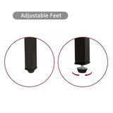 15.74" Rattan End table with drawer, Modern nightstand, metal legs,side table for living room, W1265121744