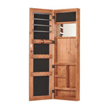 no provide self pick-up.Solid Wood Jewelry Armoire Organizer Cabinet with Full-Length Mirror, 07836754