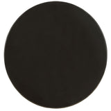 Black Round Wooden Side Table B062P181368