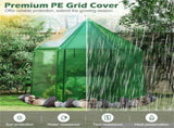78"x68"x75" Walk-In Mini Greenhouse, Easy Assembly Plant Protection Tent for Year-Round Gardening 65115730