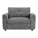 42*33" Single Sofa, Armchair with Wide Seat, Dual-port Charger, Pull-line & Tufted Design, N723P305133E