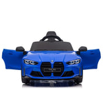 ZUN BMW M4 12v Kids ride on toy car 2.4G W/Parents Remote Control,Three speed adjustable,Power display, W1578P214204