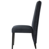 STACEY BLACK DINING CHAIR SET OF 2 B201P342799