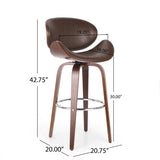 BAR STOOL 67493.00PUDBRN