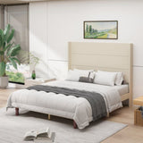 Stylish High Headboard Bed, 54 "High Headboard, High Quality, Comfortable High Back Design Ideal for W1716P221487
